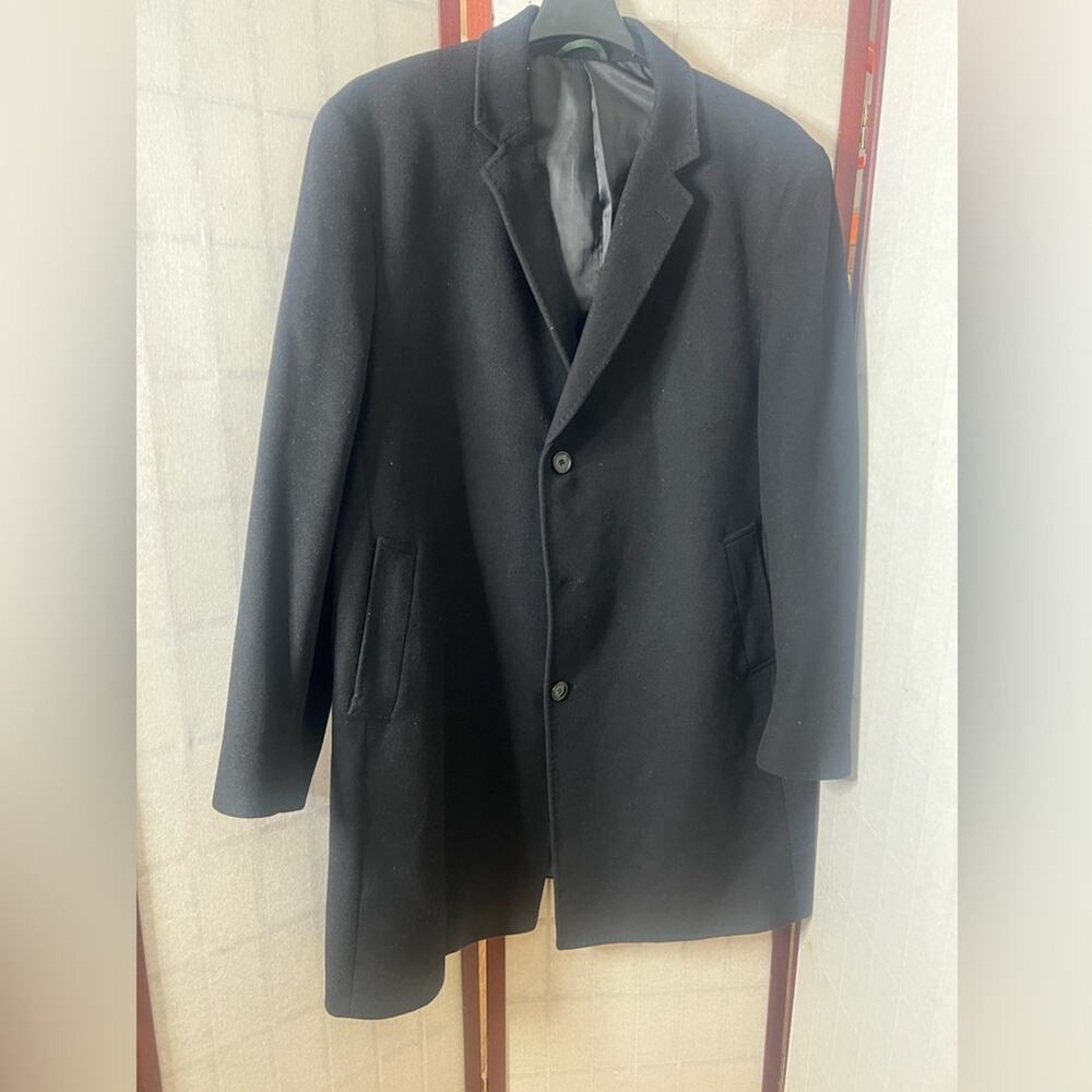 LAUREN RALPH LAUREN WOOL CASHMERE BLEND COAT SIZE L 46